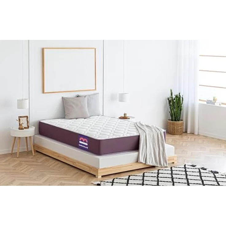 Todocama - Viskoelastische Matratze, mehrschichtig, atmungsaktives Aloe Vera-Gewebe, Höhe ± 21 cm, Behandlung gegen Milben und Bakterien. 100x200 cm – Bild 9