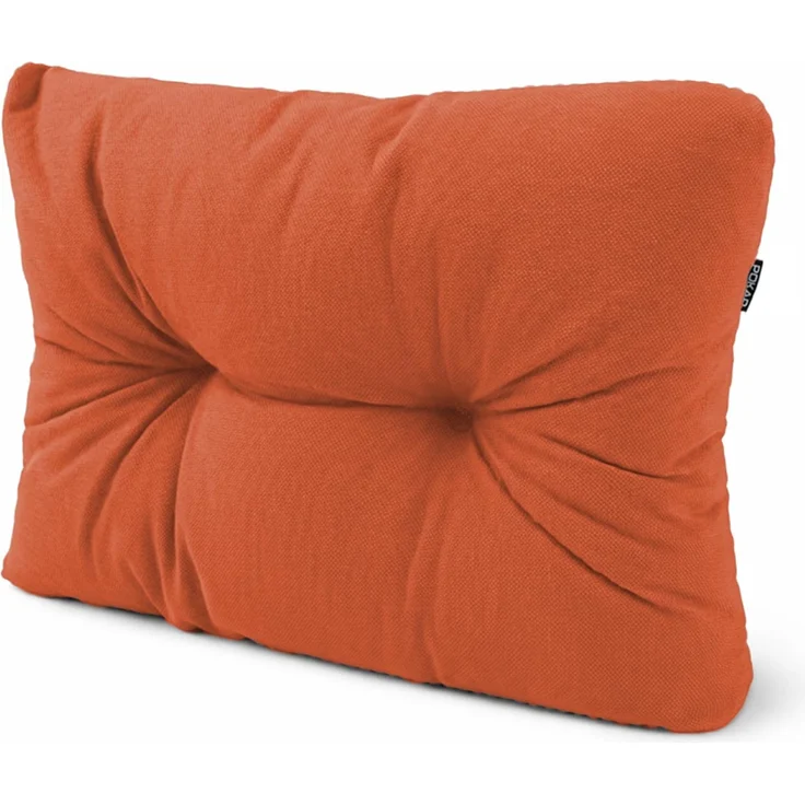 POKAR Palettenkissen Palletenauflagen Palettenpolster Palettensofa Palettenmöbel Schaumflocken Kissen für Europaletten Sitzkissen 60x40, Orange