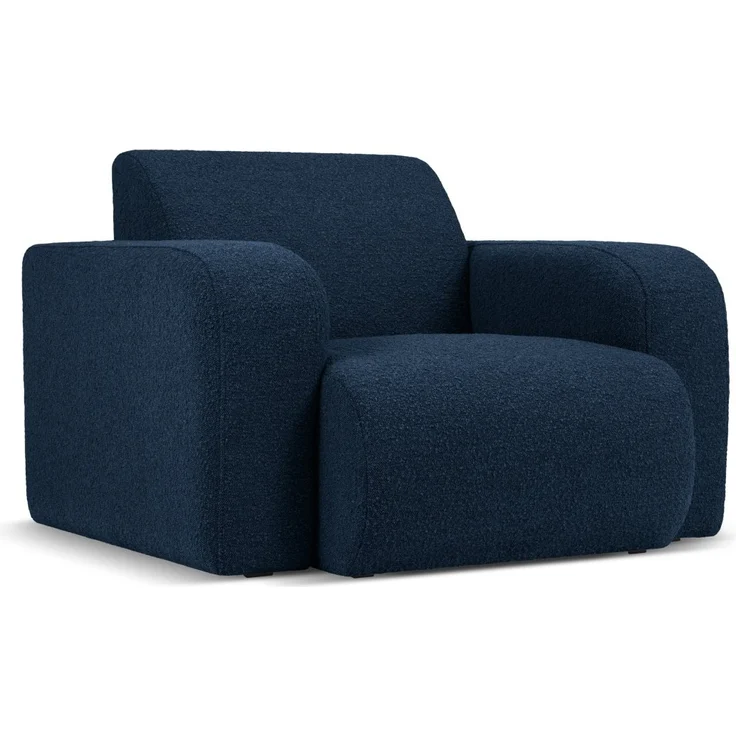 Micadoni Sessel Molino Boucle Dunkelblau – Bild 2