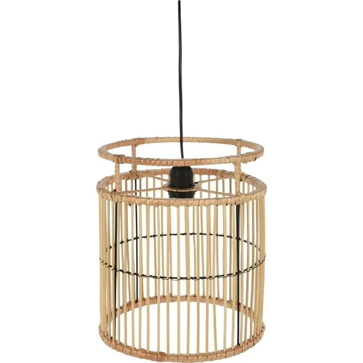 Hängelampe H&S Decoration Bambus BOHO Beige Deckenleuchte E27