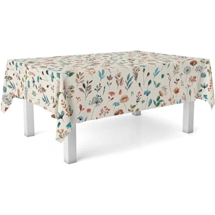 Martina Home Tischdecke, Wachstuch, Garten, Beige, 180x140 cm – Bild 2