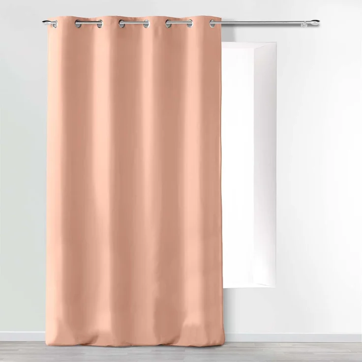 Mikrofaser Vorhang 140x260 Gardine Schal Ösen Vorhänge transparent Wohnzimmer – Bild 1