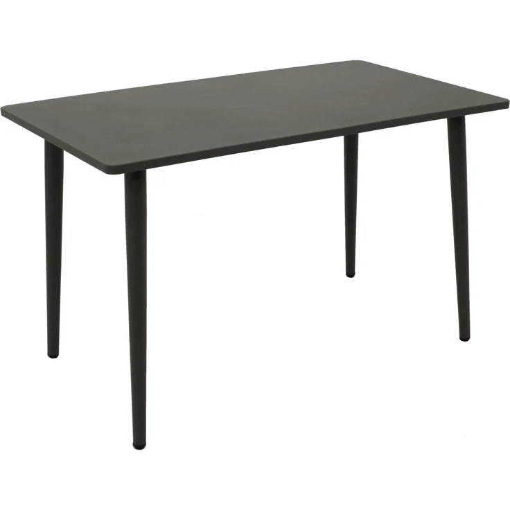 DEGAMO DENVER Gartentisch, Stahl, anthrazit, 120x70cm – Bild 1