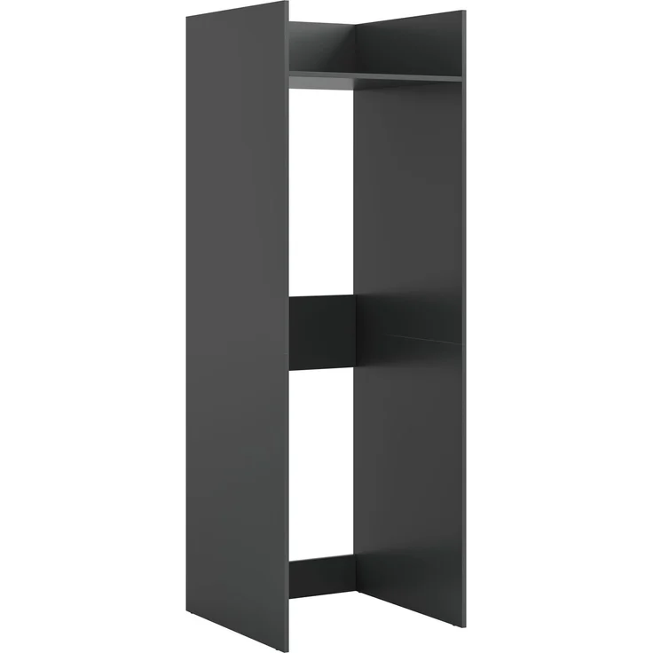 Waschmaschinenschrank (B/H/T: 66x195x62 cm) in anthrazit Nachbildung – Bild 3