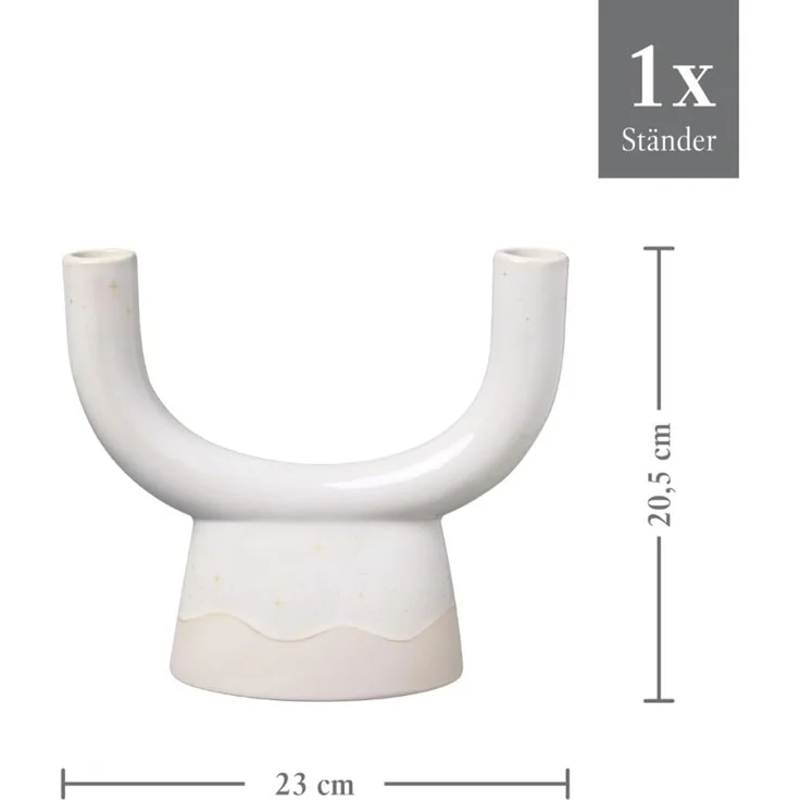like. by Villeroy & Boch Winter Glow Kerzenhalter U-Form – Bild 3