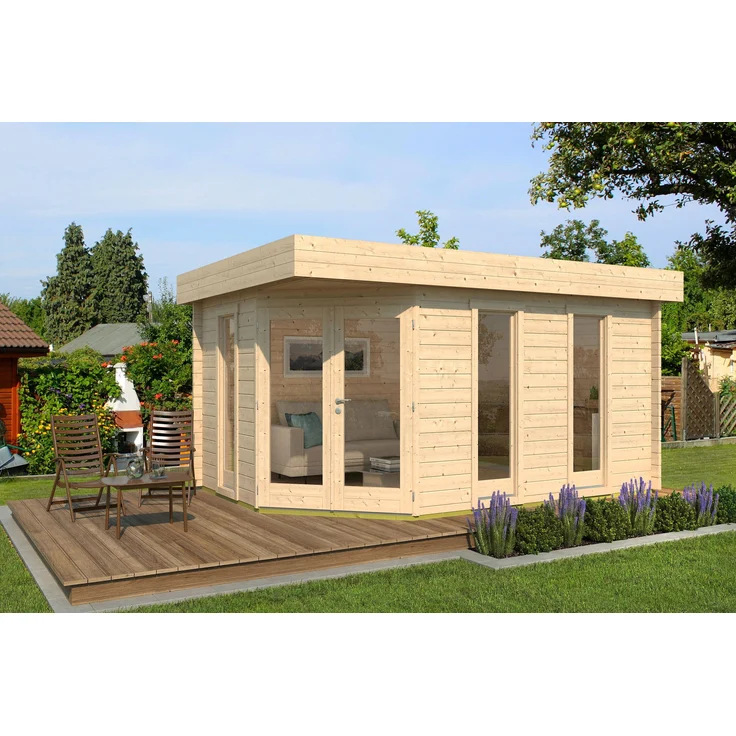 Fjordholz Gartenhaus Modell Birger 44 Natur – Bild 2