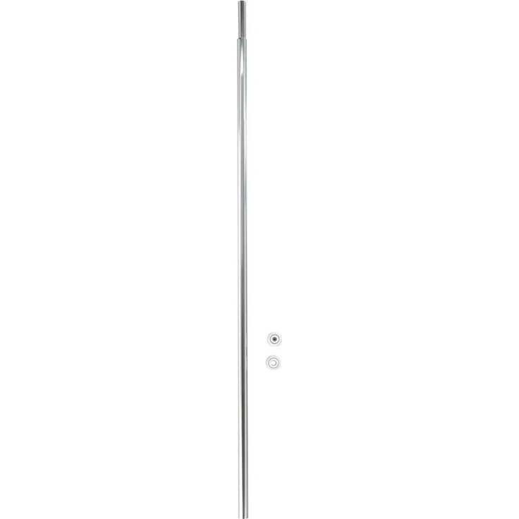 WENKO Teleskop-Duschstange 110-185 cm, Chrom, Aluminium rostfrei – Bild 1