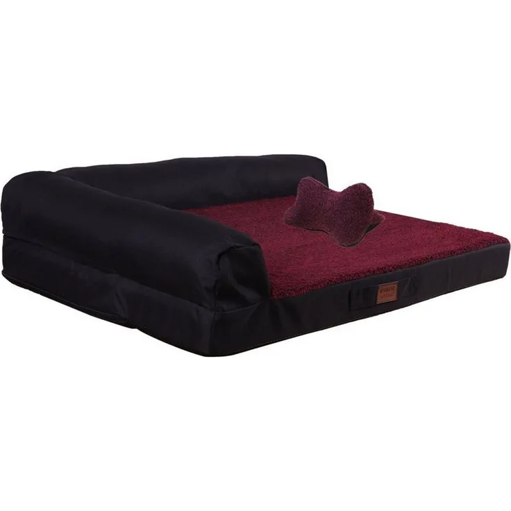M-Diamant Tierbett Hundebett Waschbares orthopädisches Haustierbett Hunde Katzen, Plüsch, Rutschfest & atmungsaktiv