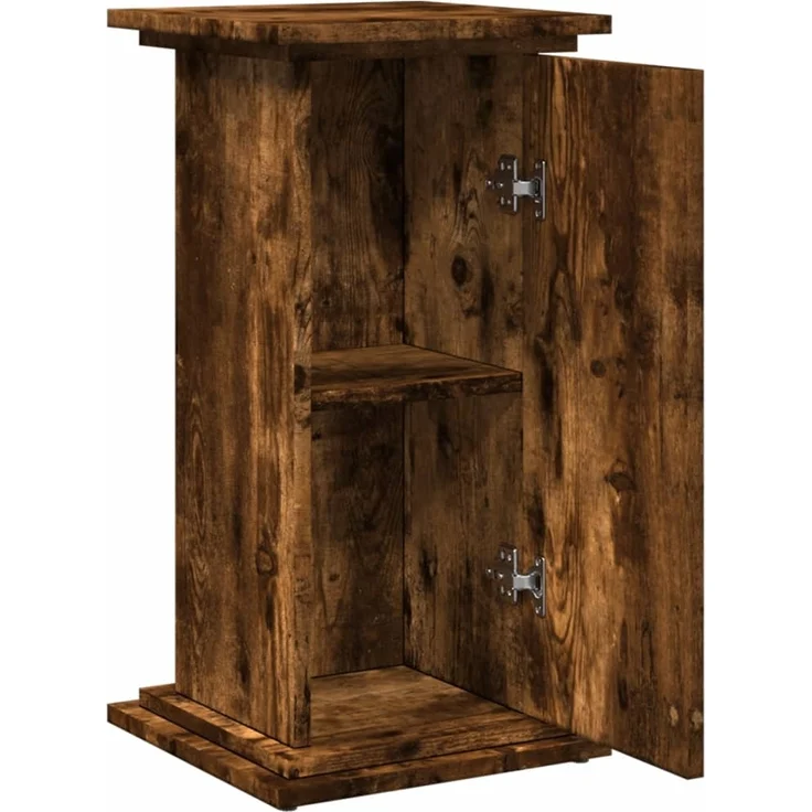 vidaXL Postament mit Stauraum, Holzwerkstoff, Räuchereiche, 31 x 30 x 60 cm – Bild 5