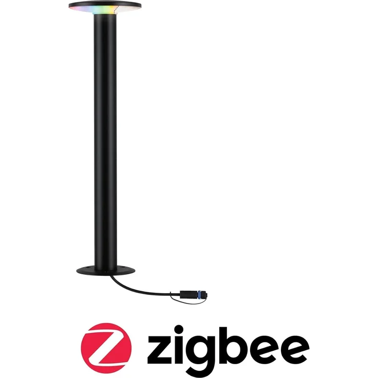 Paulmann 94750 Plug&Shine Pollerleuchte Zigbee Plate RGBW Anthrazit – Bild 14