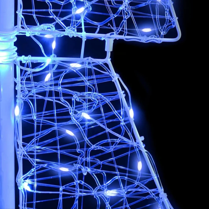 vidaXL Weihnachtsbaum Blau 180 cm Acryl 240 LEDs 42019212 – Bild 7