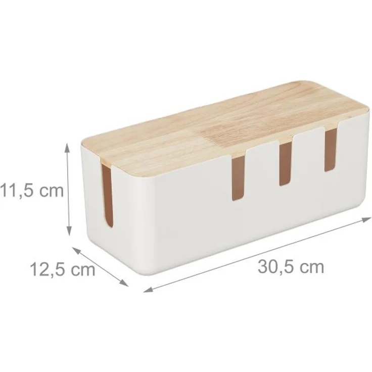 Kabelbox mit Holzdeckel 10041602_49 – Bild 4