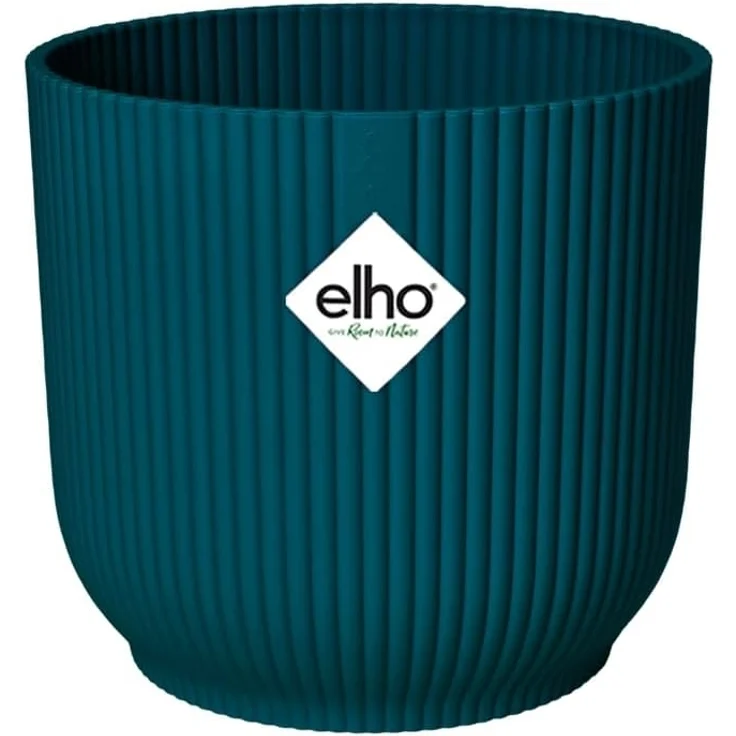 Elho Blumentopf Vibes Fold Ø 18 x 17 cm tiefes blau – Bild 1