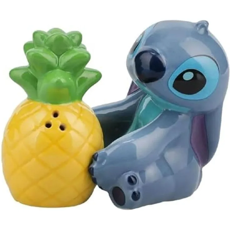 Paladone Salz- / Pfefferstreuer Stitch and Pineapple Salz- und Pfefferstreuer – offiziell lizenzier, (1-tlg), offiziell lizensiert