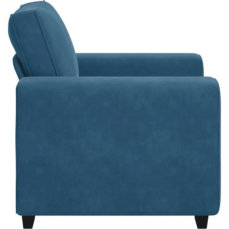 vidaXL Sessel Blau 100x77x82 cm Samt 4105256 – Bild 5