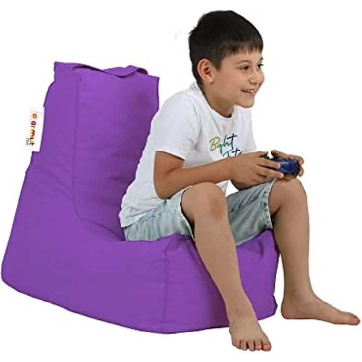 Sitzsack für Kinder, für den Außenbereich, Violett – Bild 4