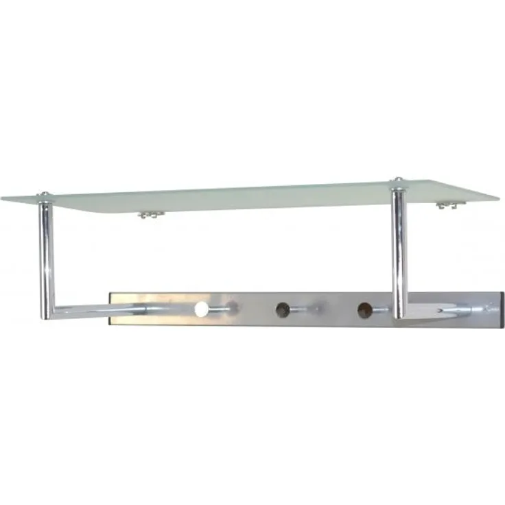 Metallgarderobe "Catalina" mit Glasablage