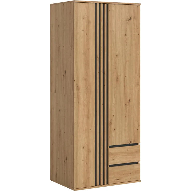 Tofta Kleiderschrank 2-türig in Artisan Eiche Nachbildung – Bild 2
