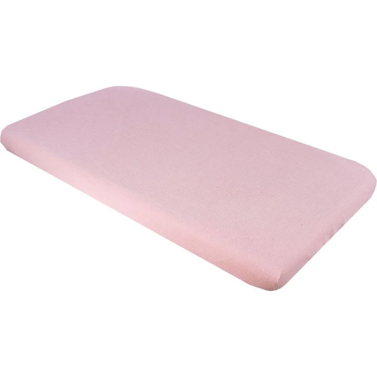 BabyLux Spannbettlaken BabyLux Spannbettlaken Musselin 60x120 70x140 Baby-& Kinderbett, Rosa 70x140 – Bild 3