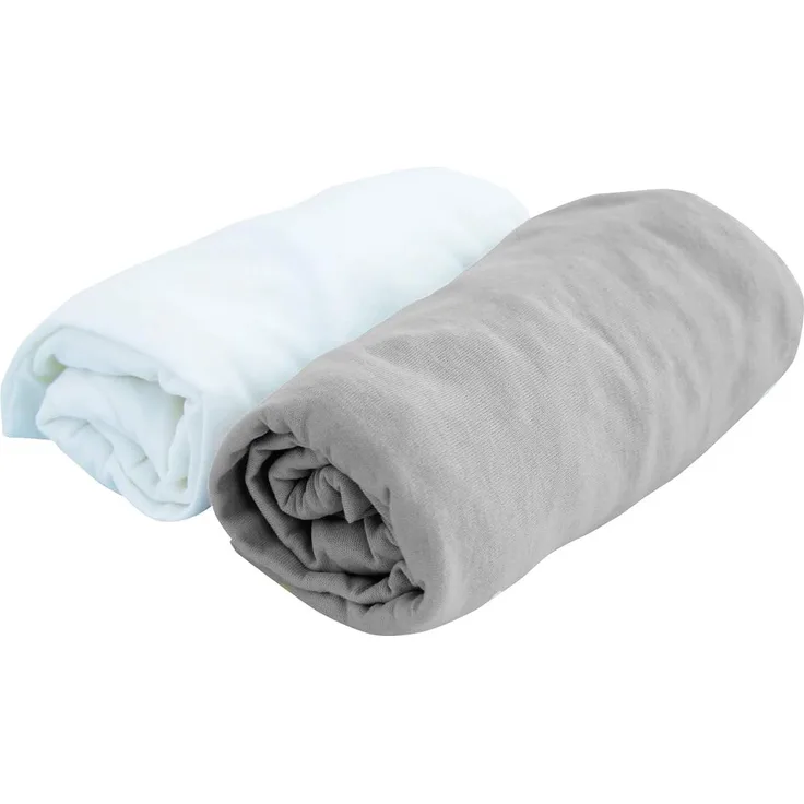 PMP Set Matratzenschoner Polyurethan + Spannbettlaken, taupe, 60x120 cm