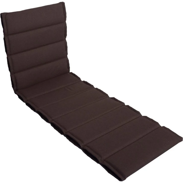 LILENO HOME Liegenauflage perfekt für Strandliege, Sonnenliege Auflage, Gartenliege Auflage, (1er Set), 1er Set Polster Auflage für Rollliegen in Braun, Sitzpolster waschbar – Bild 1
