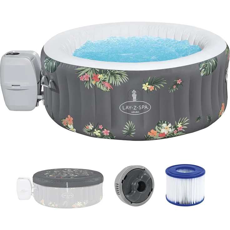 LAY-Z-SPA® Whirlpool 'Aruba AirJet™', Ø 170 x 66 cm, rund – Bild 1