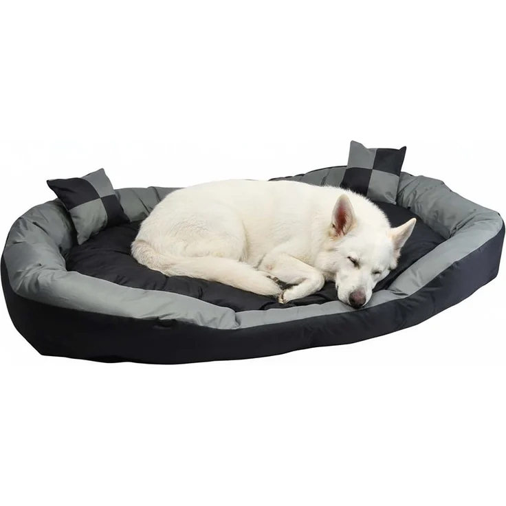 Hossis Wholesale Big Tier Sofa Hundebett XL 150x120x25cm | Kuschelig & waschbar | Großes Hundesofa mit Wendekissen & 2 Zierkissen | Welpenbett aus 100% Polyester | Geruchsfrei & pflegeleicht – Bild 4
