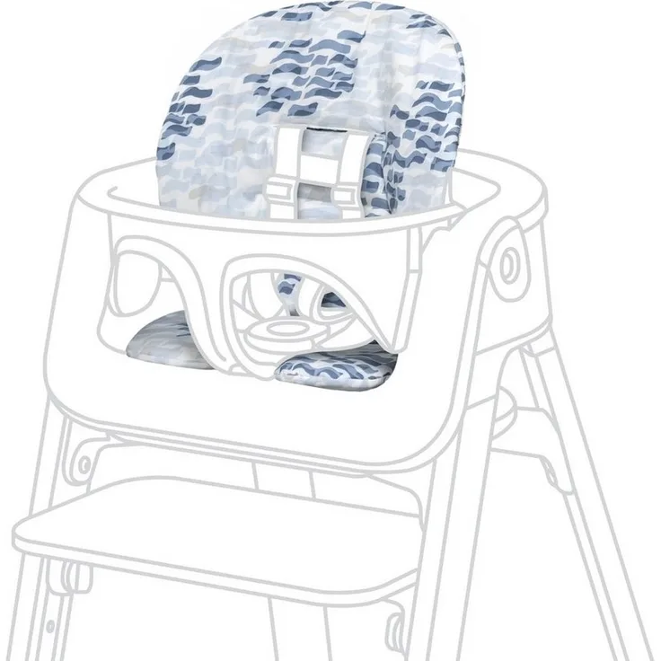 Stokke Sitzkissen für Steps Hochstuhl Waves Blue