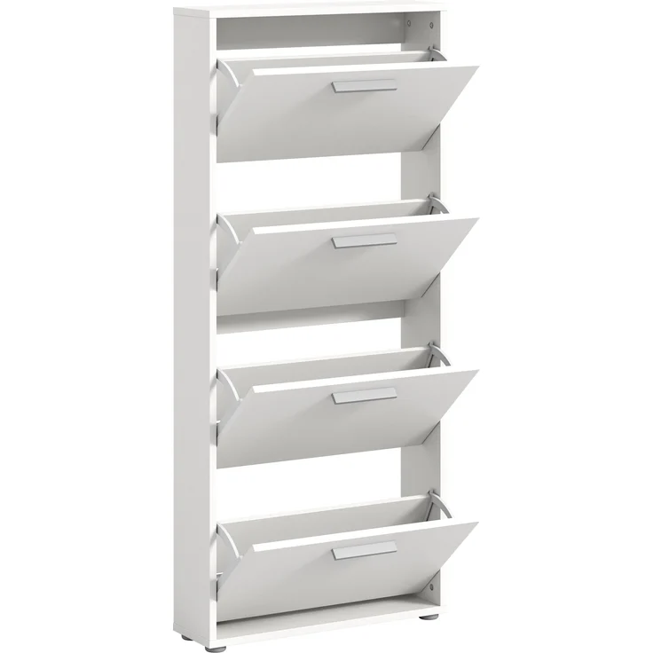 Schuhkipper >See< in Weiß, Melaminbeschichtet - 59x136x17cm (BxHxT) – Bild 3