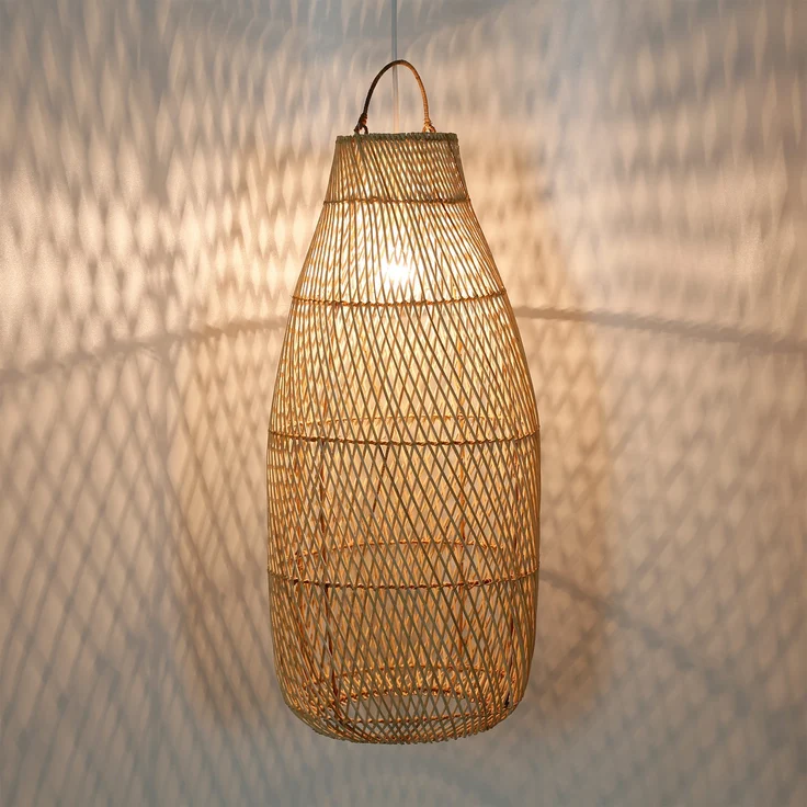 Rattan Pendelleuchte – Bild 16