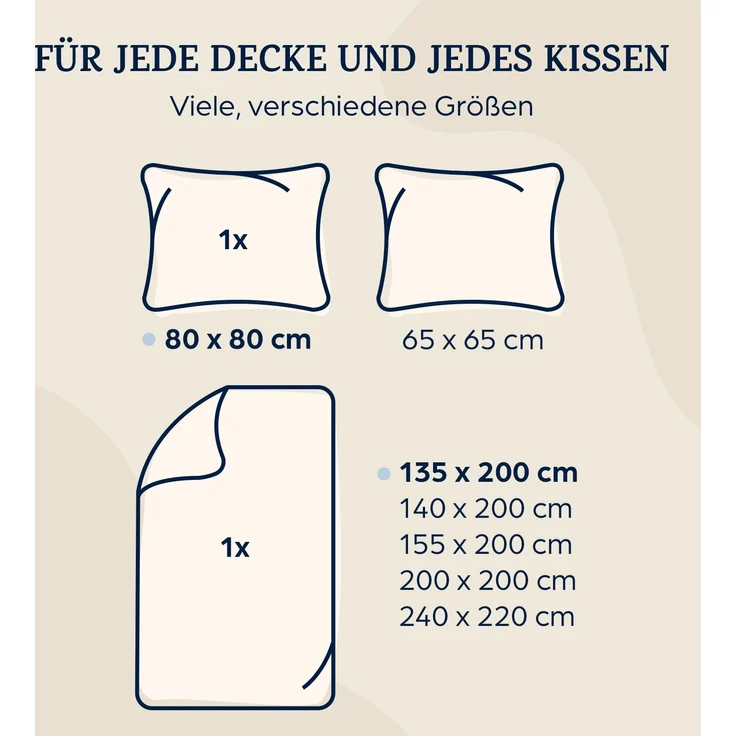 Soft Wonder-Edition Bettwäsche 135x200 cm Grüngrau – Bild 6