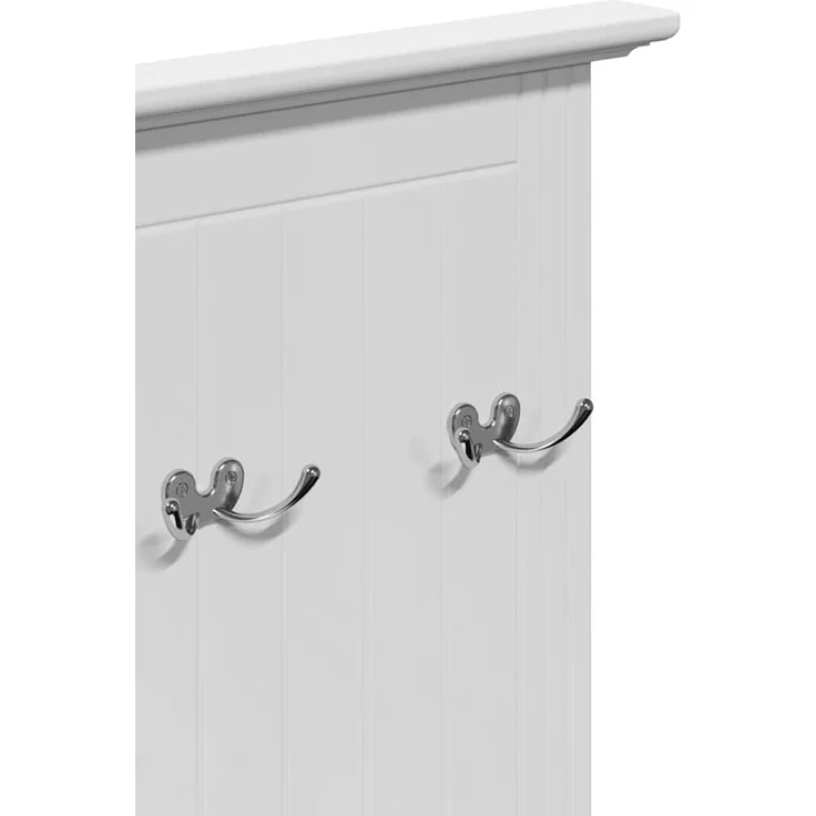 vidaXL Küchenwagen BODO Weiß und Braun 72x45x80 cm 4016876 – Bild 7