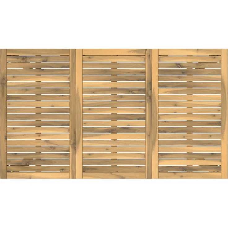 vidaXL Gartenbar-Tisch LAREN Weiß gewaschen 141 x 80,5 x 105 cm 901723 – Bild 5