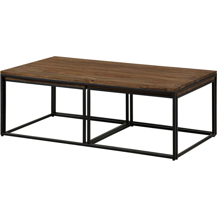 Couchtisch Sheesham 118x62x40 natur unbehandelt LICHTENBERG #110
