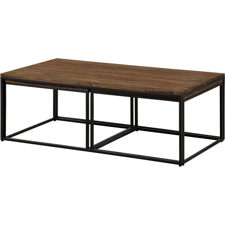 Couchtisch Sheesham 118x62x40 natur unbehandelt LICHTENBERG #110 – Bild 1