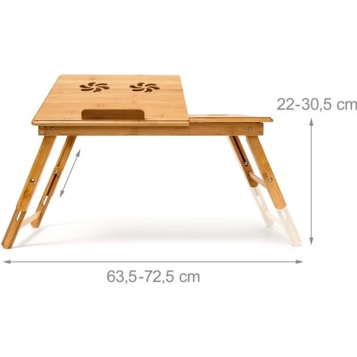 Bambus Betttablett mit Leseklappe 10019147 – Bild 5