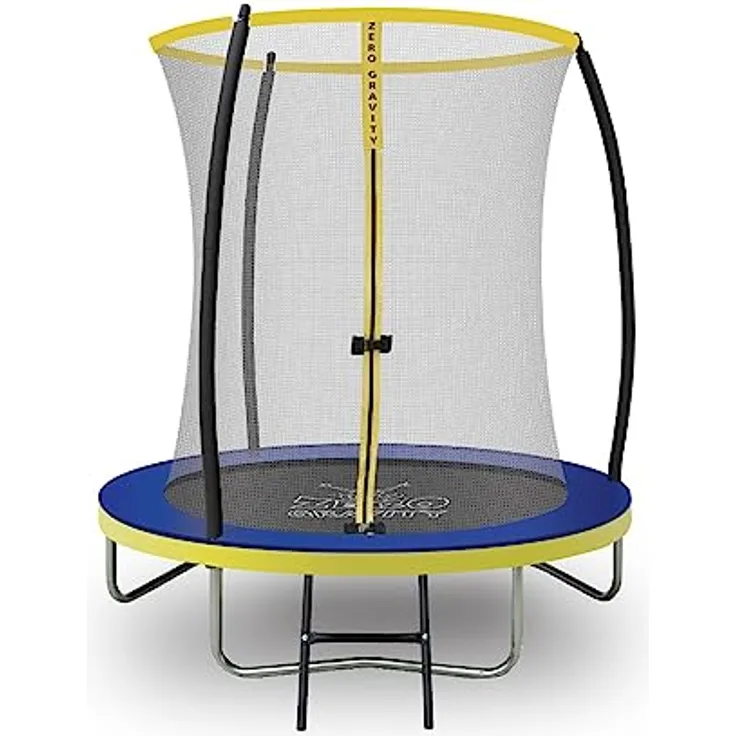 Ultima 4 Zero Gravity Trampolin Ø 183 cm, inkl. Leiter und Sicherheitsnetz, TÜV geprüft, für Nutzer bis 50 kg