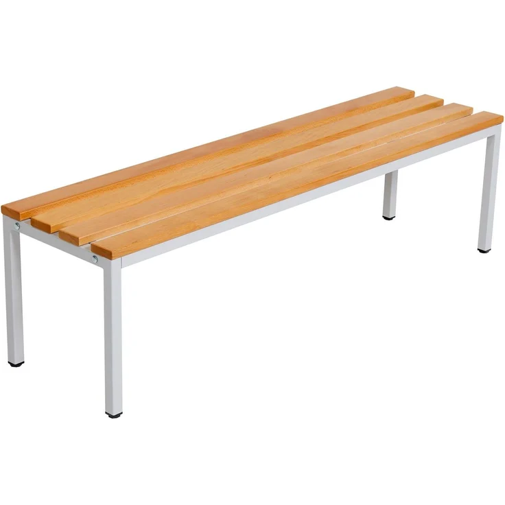 furni24 Sitzbank für Umkleideräume BxHxT: 150 x 42 x 40 cm, Umkleidesitzbank, Umkleidebank, Garderobenbank, Sportbank, Bank mit Echtholz für Fitnessstudio – Bild 8