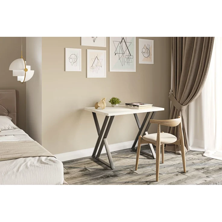 Shefa Esstisch New York 120 cm - Craft Eiche Weiß - Modernes Design – Bild 3