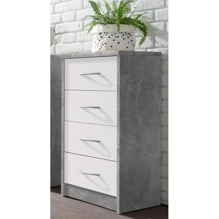 Kommode >Olli< in Beton - 38x86x35cm (BxHxT)