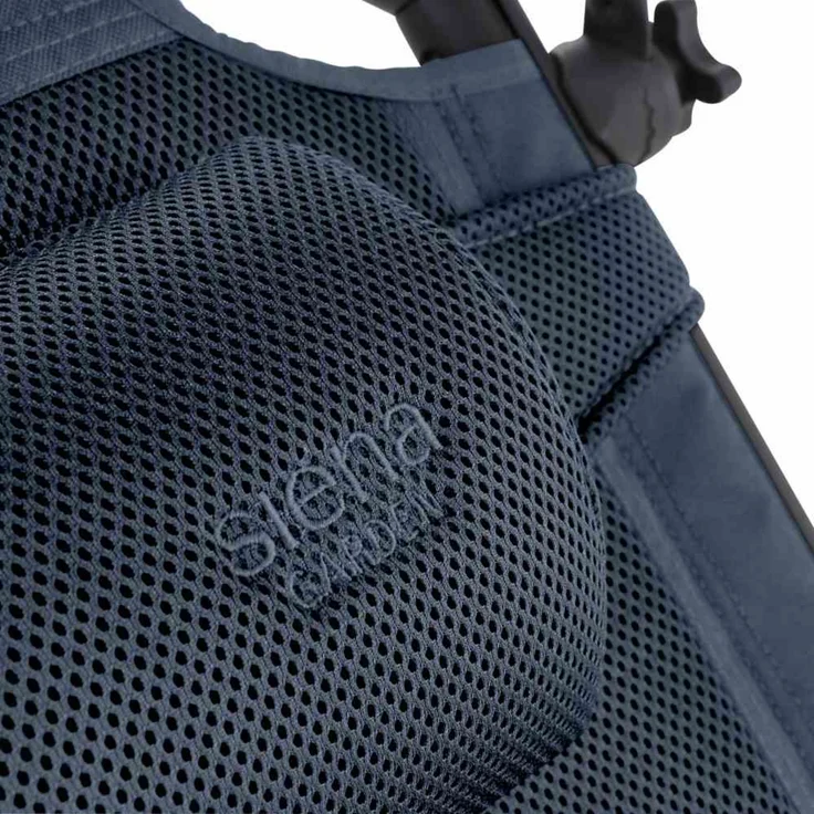 Siena Garden Campingliege PREMIUM, 6-fach verstellbar, 200 x 69 x 43 cm anthrazit M31053 dunkelblau – Bild 2