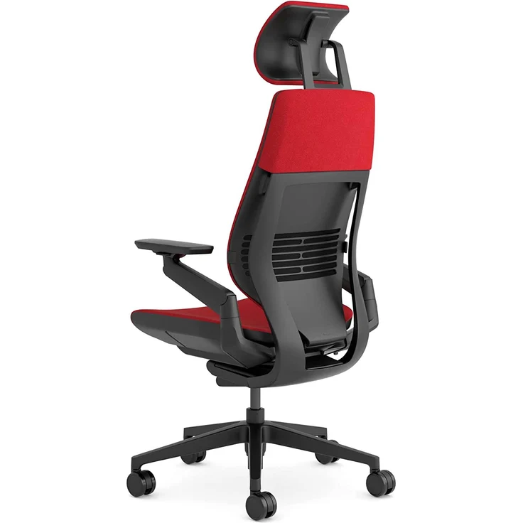 Steelcase Gesture Bürostühle, Stainless Steel, Rot, One Size – Bild 5