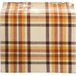 Elrene Home Fashions Russet Harvest Tischläufer, gewebt, kariert, 33x178 cm