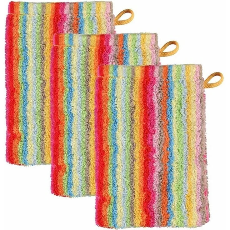 Cawö Waschlappen Unisex Waschlappen 3er Pack Baumwolle, Frottier (Packung, 3-St) – Bild 4