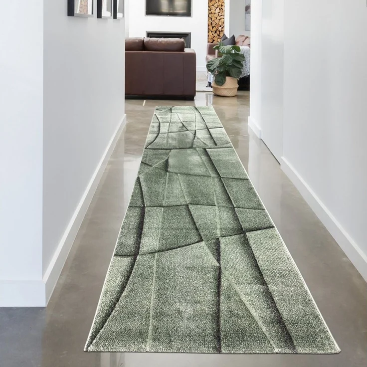 Carpetia Designteppich Modernes Musterdesign, rechteckig, Höhe: 10 mm, pflegeleicht, strapazierfähig, handgearbeiteter Konturenschnitt – Bild 3
