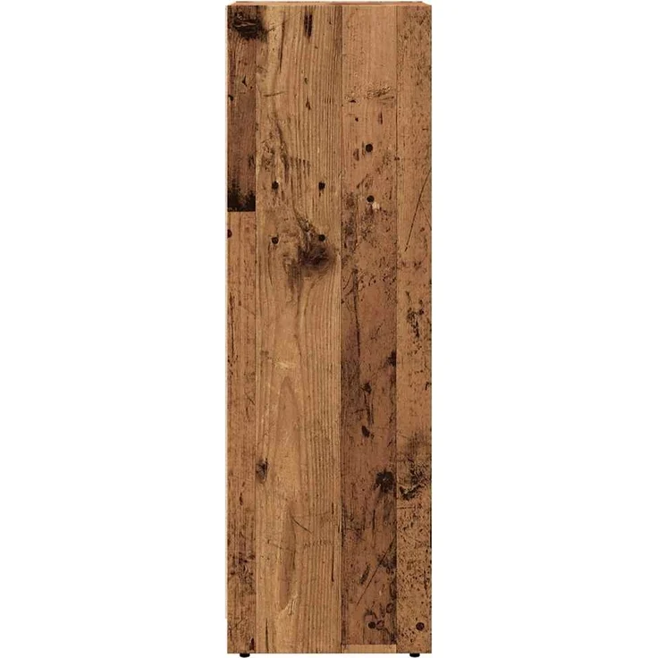 vidaXL Badschrank Altholz-Optik 30x30x95 cm Holzwerkstoff 856061 – Bild 4