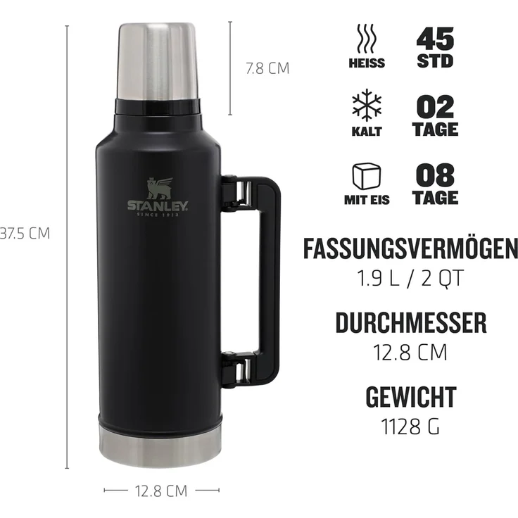 STANLEY Classic 1,9l schwarz – Bild 3