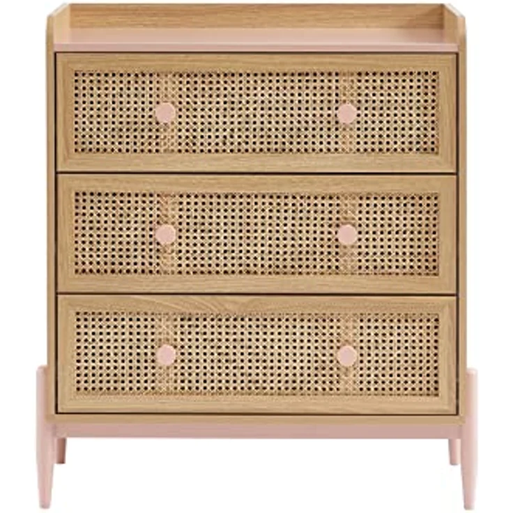 BAÏTA PABLO02 Kinderkommode, Pastellrosa, L80cm – Bild 9