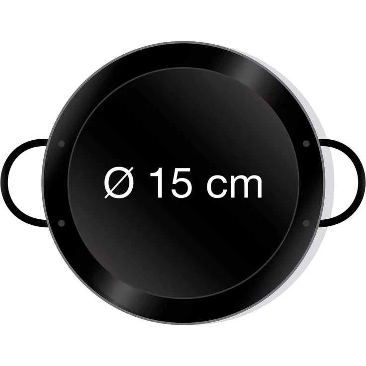 Paella-Pfanne emailliert Ø 15 cm – Bild 3