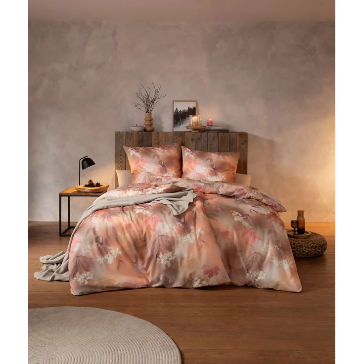 Estella Bettwäsche Chestnut 4452 980 Bernstein Kuschelflanell 155 x 220 + 80 x 80 cm – Bild 6